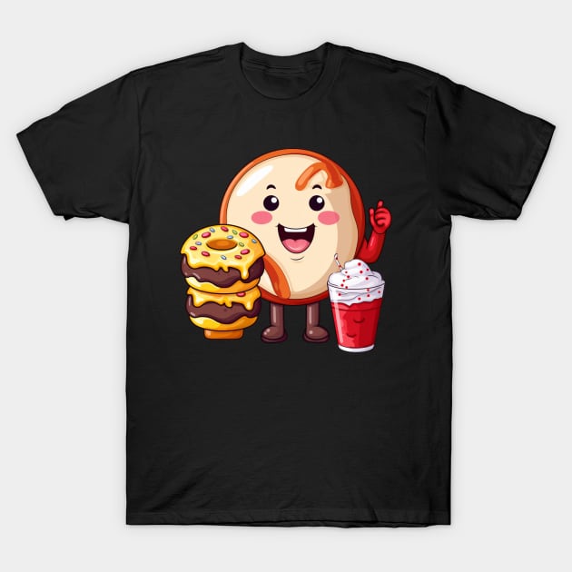 Donut kawaii  junk food T-Shirt cute  funny T-Shirt by nonagobich
